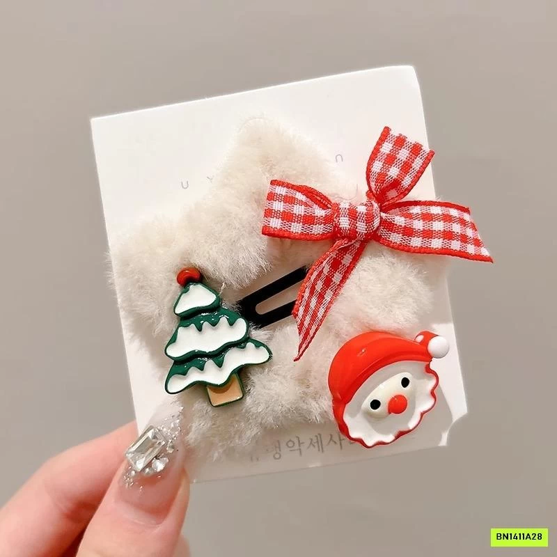 COMBO 5 KẸP TÓC LÔNG ÔNG GIÀ NOEL