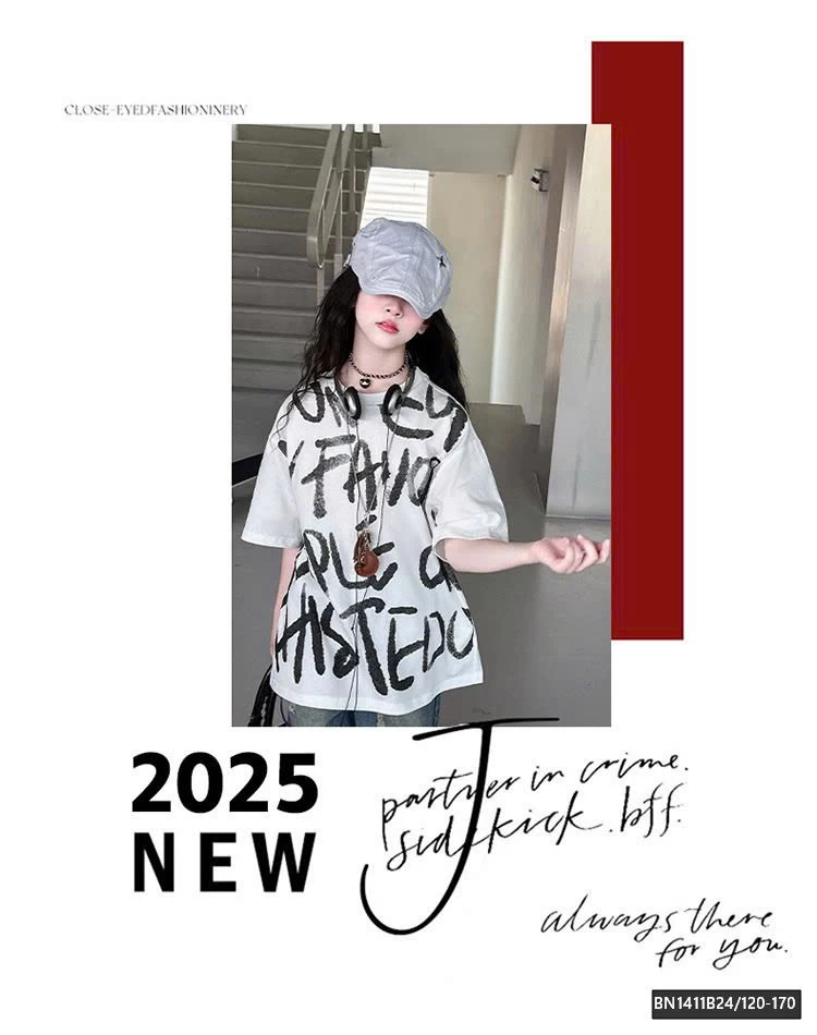 SET ÁO PHÔNG CHỮ MIX JEAN RÁCH SZ ĐẠI