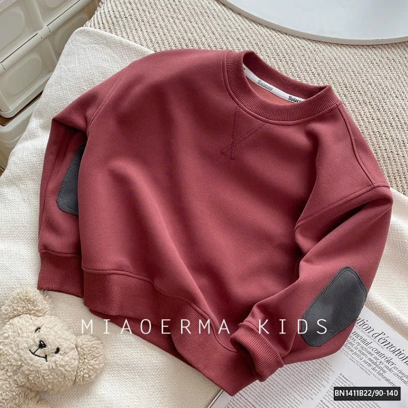 ÁO NỈ VÁ GỐI TAY