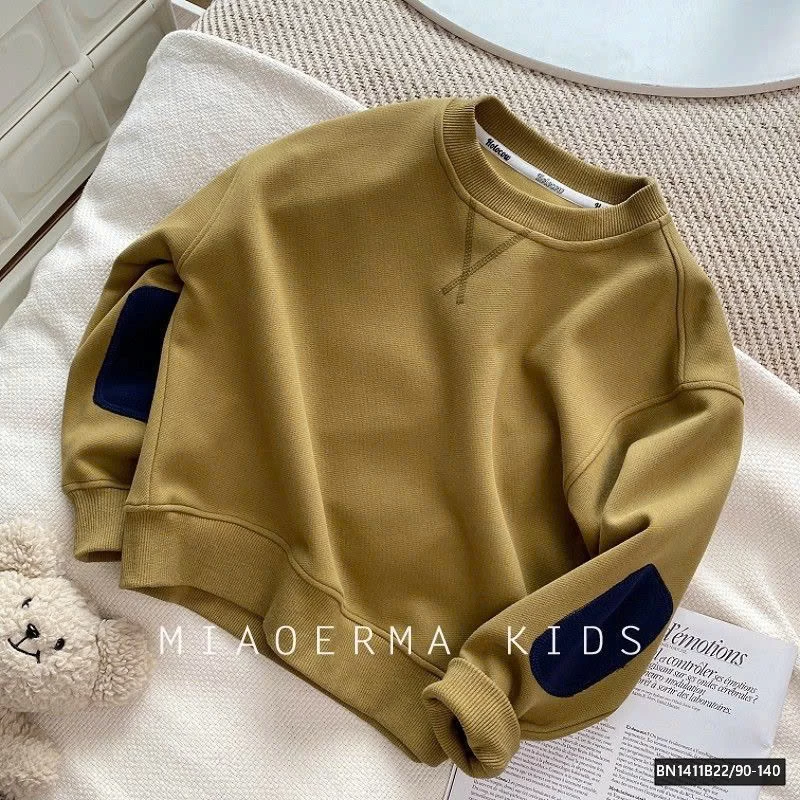 ÁO NỈ VÁ GỐI TAY