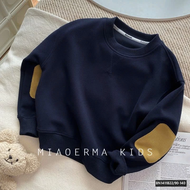 ÁO NỈ VÁ GỐI TAY