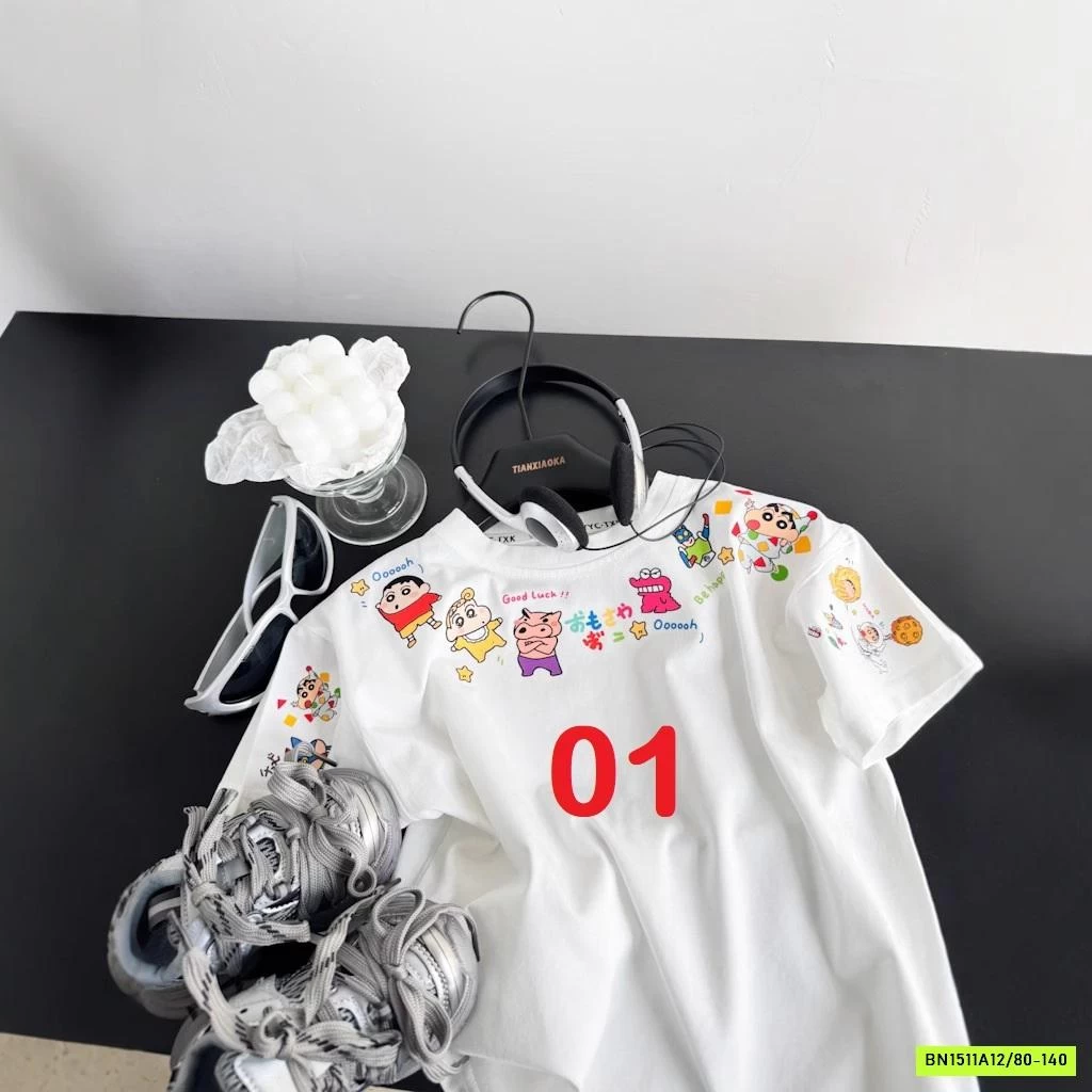 ÁO THUN IN HÌNH VIỀN CỔ