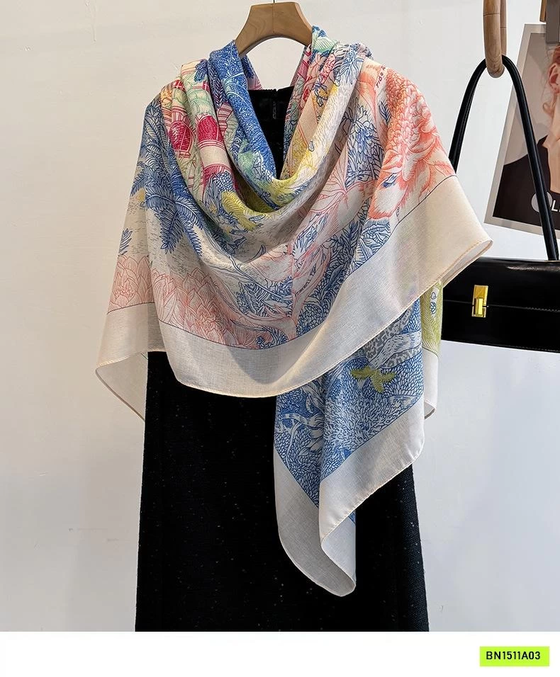 KHĂN VOAN HỌA TIẾT