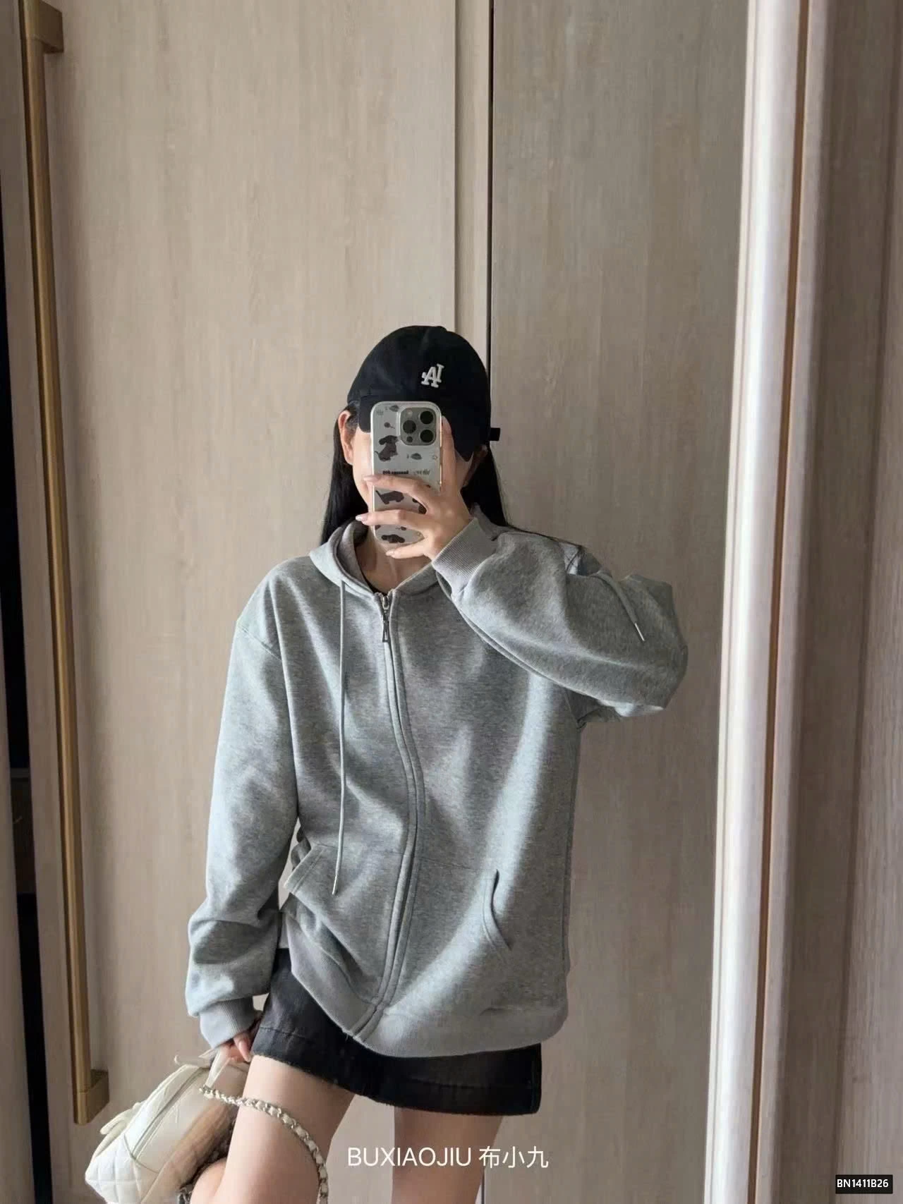 ÁO KHOÁC HOODIE NỈ BUXIAOJIU