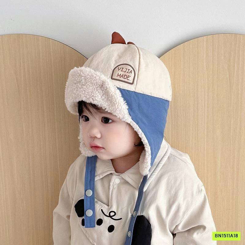 MŨ PHI CÔNG KHỦNG LONG LÓT LÔNG CỪU