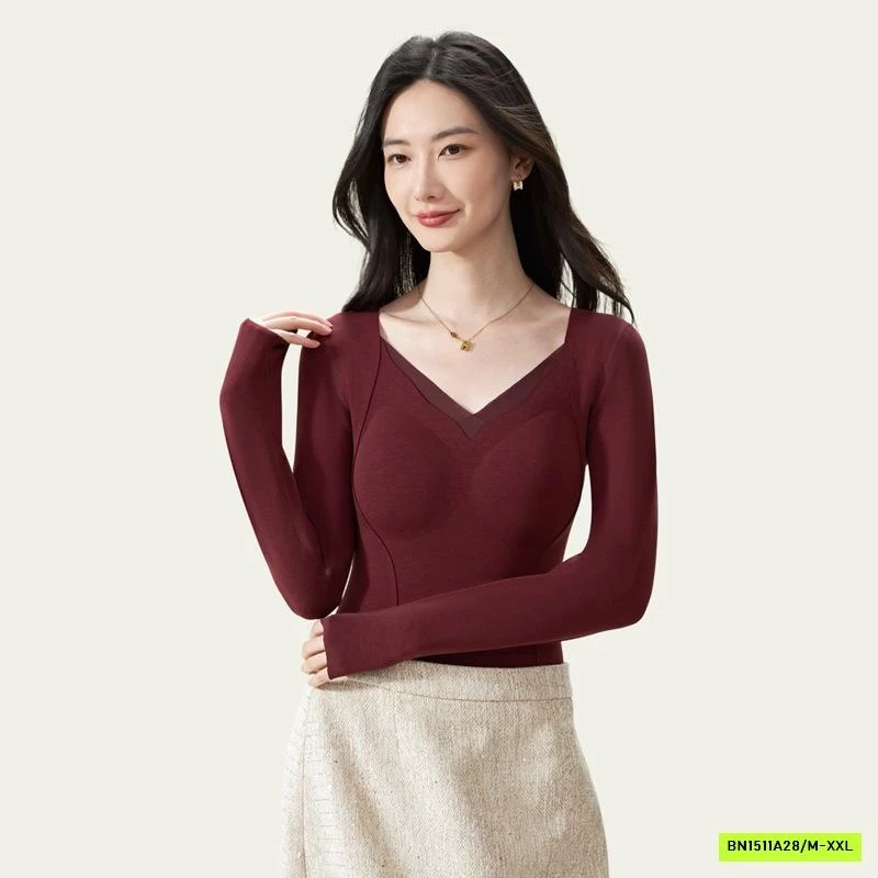 ÁO GIỮ NHIỆT LÓT NỈ KÈM BRA