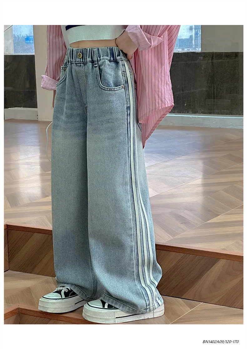 JEANS SUÔNG SỌC BÊN SZ ĐẠI