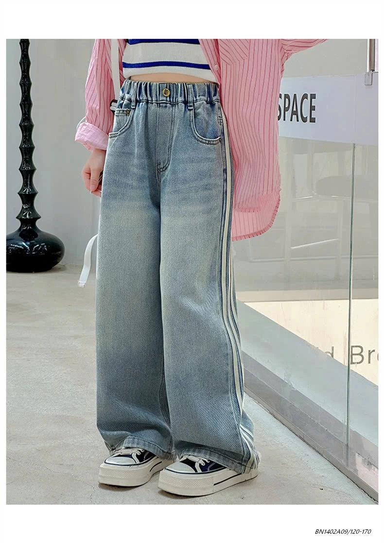 JEANS SUÔNG SỌC BÊN SZ ĐẠI