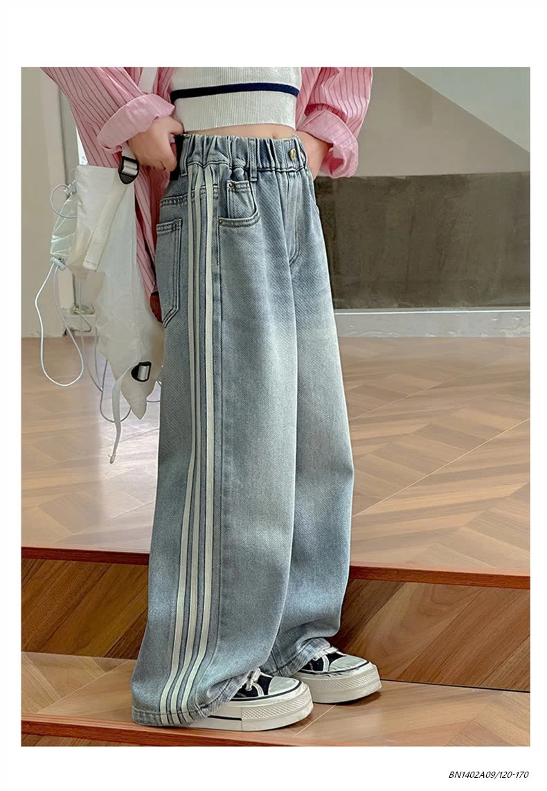 JEANS SUÔNG SỌC BÊN SZ ĐẠI