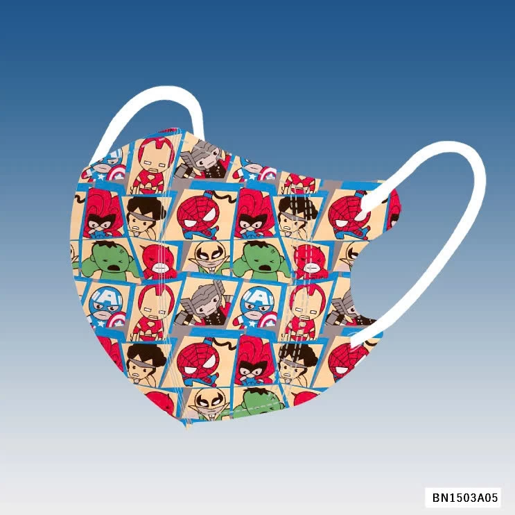 SET 50C KHẨU TRANG 3D SIÊU NHÂN