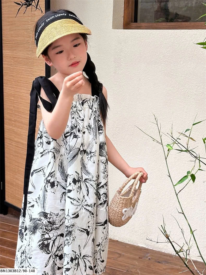 ĐẦM 2 DÂY HỌA TIẾT HOA LÁ