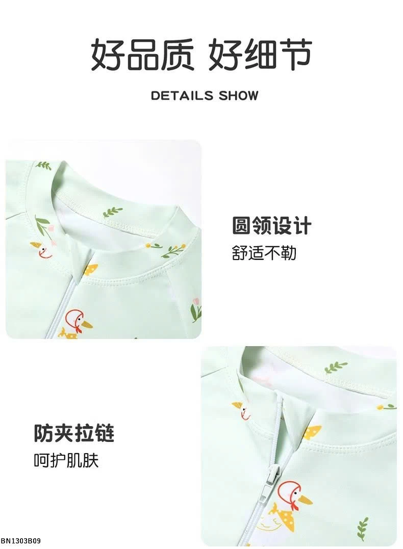 ÁO BƠI HOA BÉ GÁI