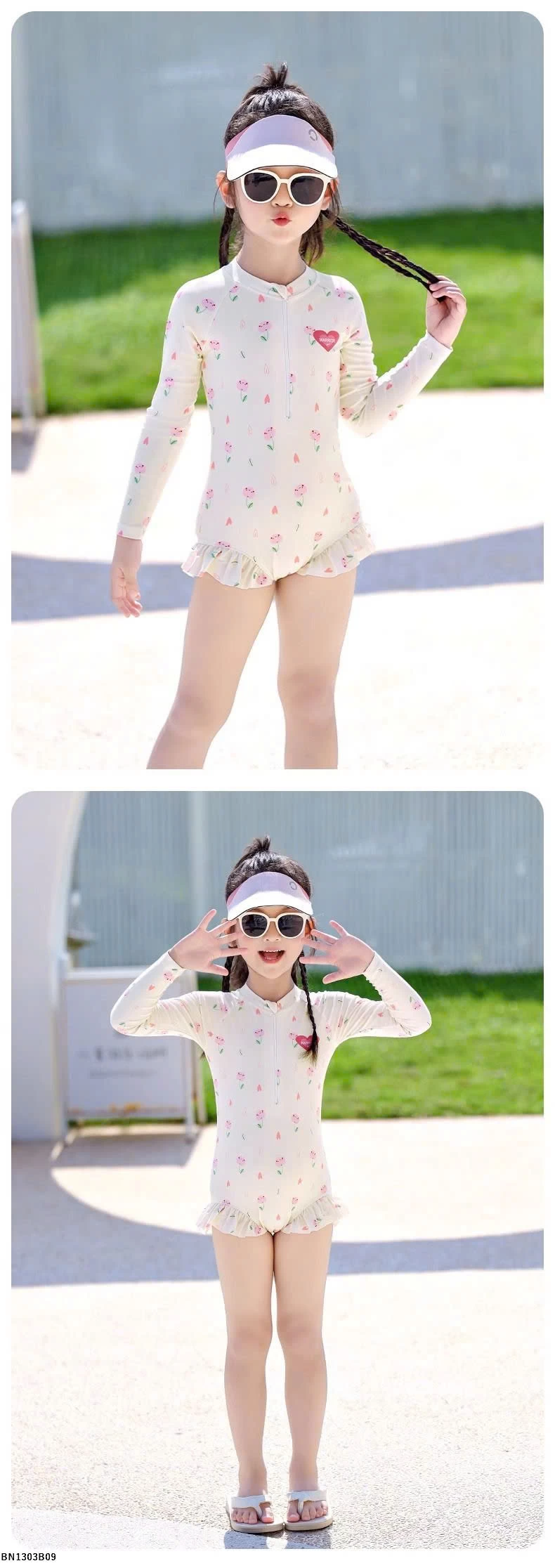 ÁO BƠI HOA BÉ GÁI