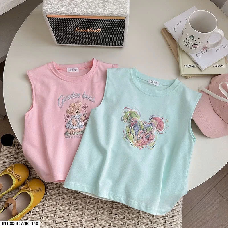 ÁO SÁT NÁCH BÉ GÁI IN HÌNH THỎ