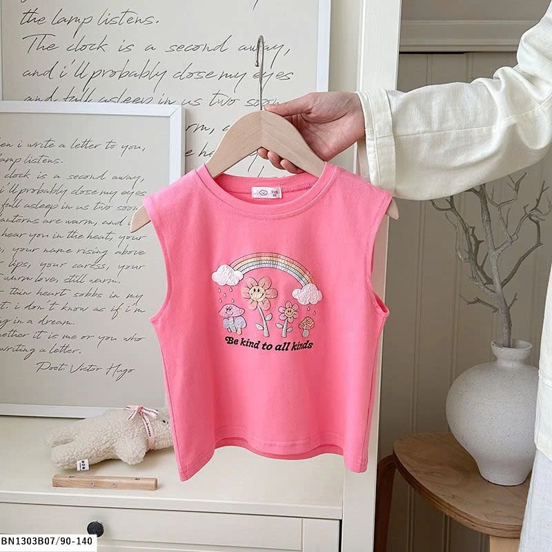 ÁO SÁT NÁCH BÉ GÁI IN HÌNH THỎ