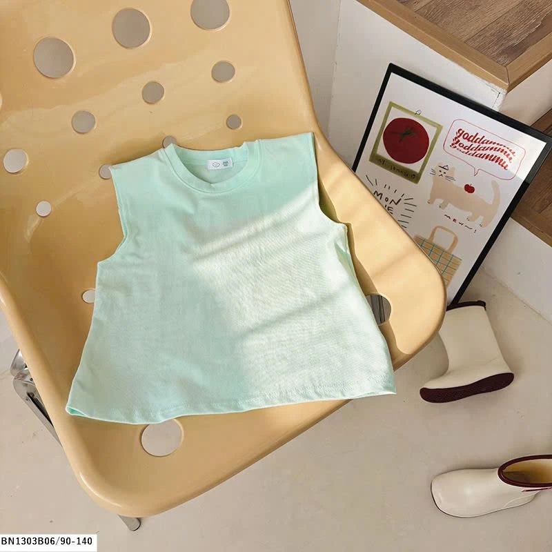 ÁO THUN SÁT NÁCH KHOÉT LƯNG TRƠN MÀU