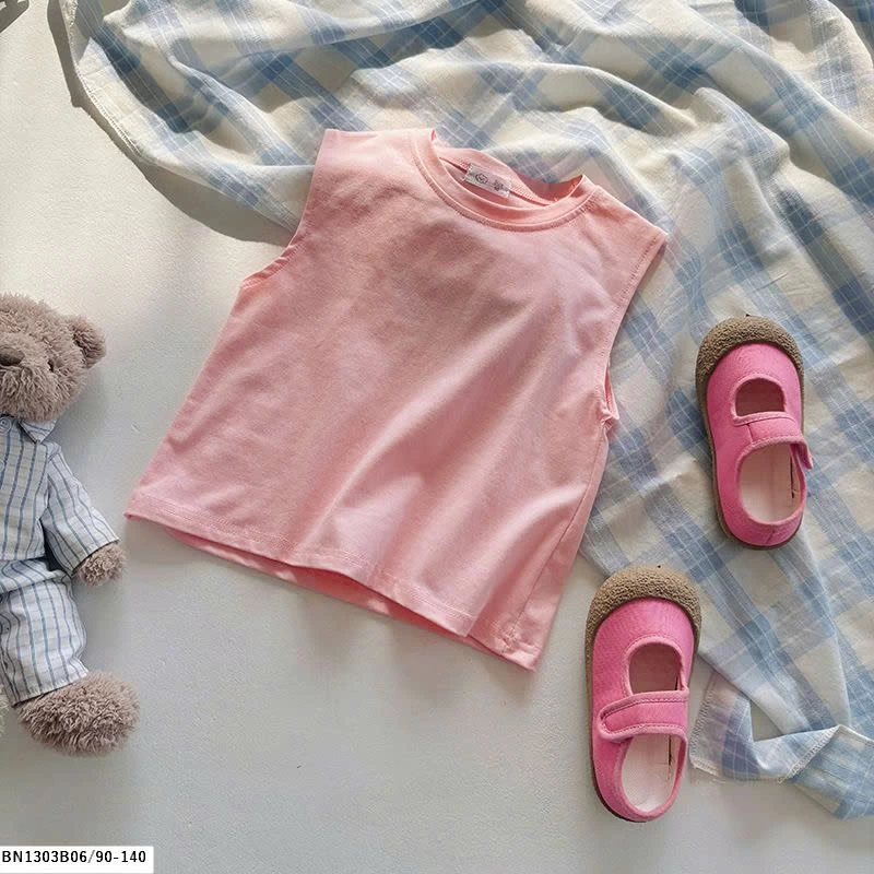 ÁO THUN SÁT NÁCH KHOÉT LƯNG TRƠN MÀU