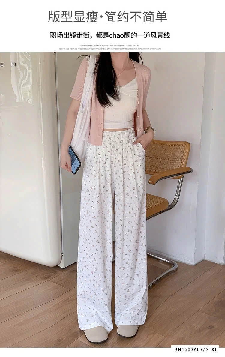 QUẦN SUÔNG ĐŨI HOA NHÍ