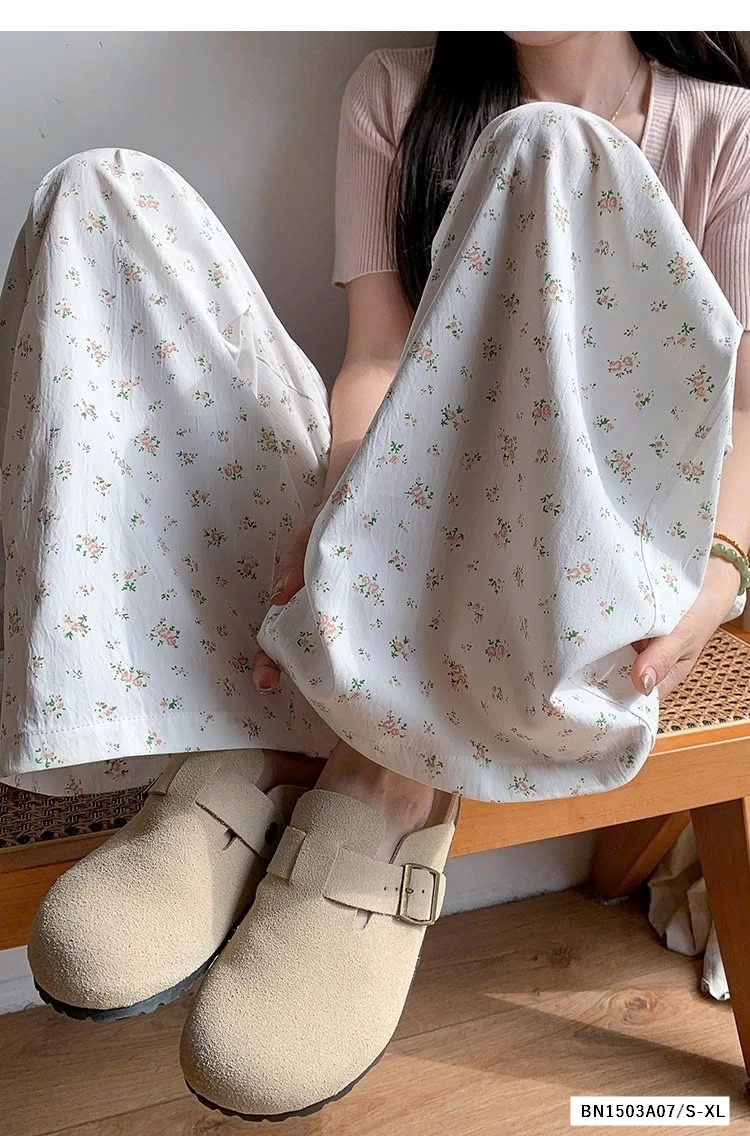 QUẦN SUÔNG ĐŨI HOA NHÍ