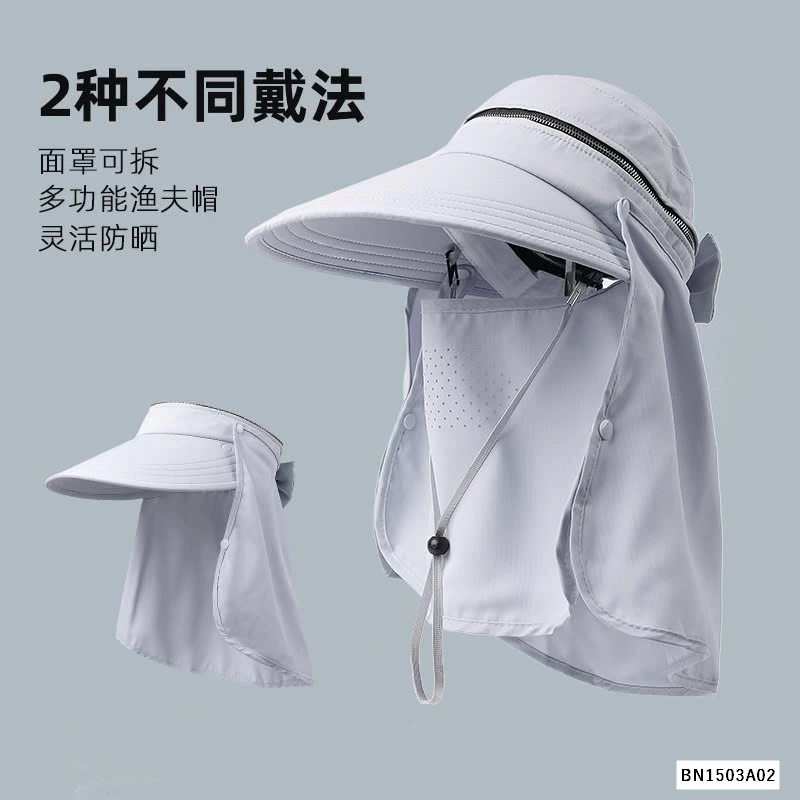 MŨ CHỐNG NẮNG KÈM KHẨU TRANG