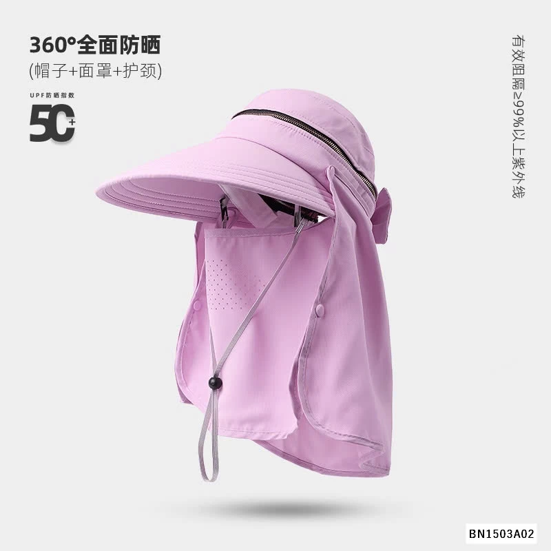 MŨ CHỐNG NẮNG KÈM KHẨU TRANG