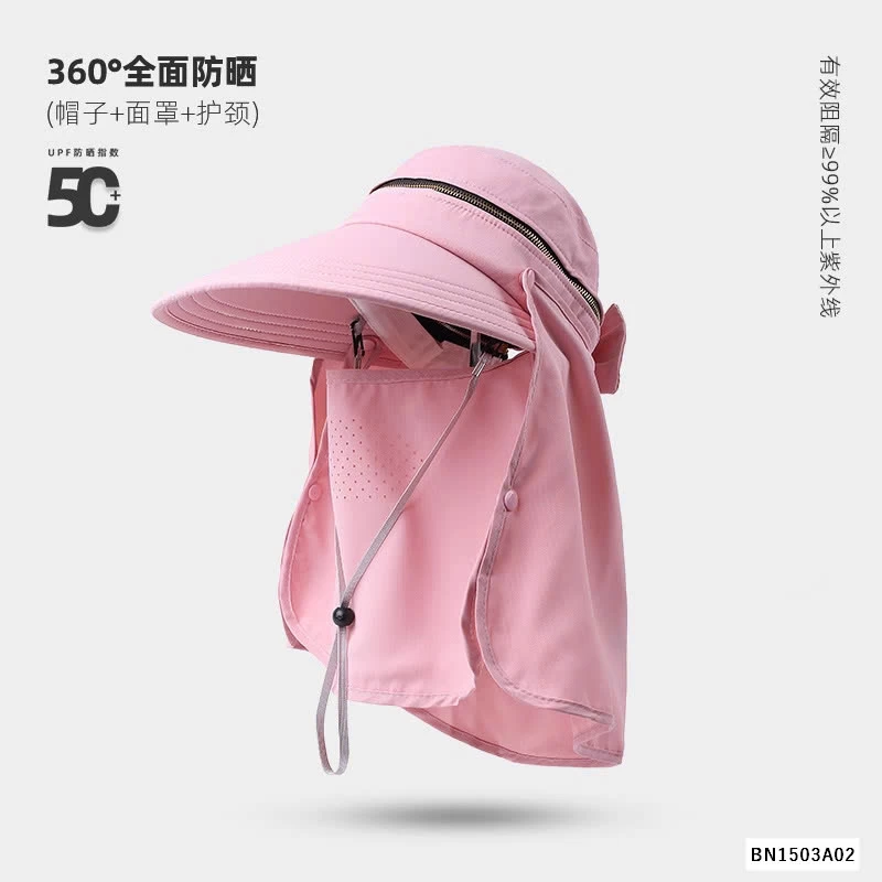 MŨ CHỐNG NẮNG KÈM KHẨU TRANG