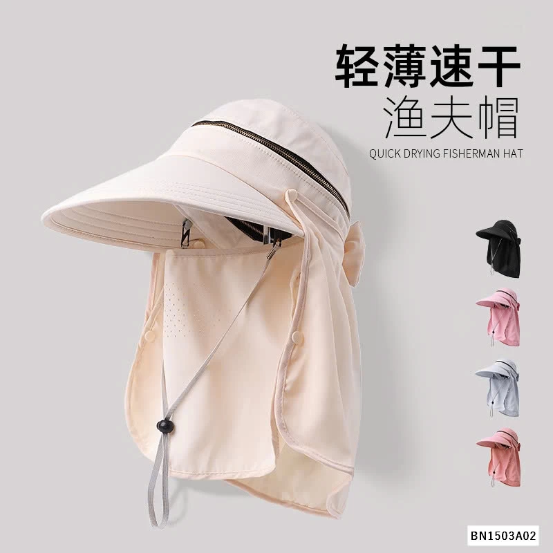 MŨ CHỐNG NẮNG KÈM KHẨU TRANG