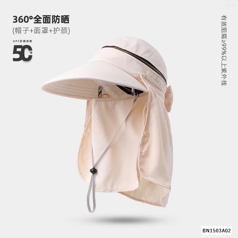 MŨ CHỐNG NẮNG KÈM KHẨU TRANG