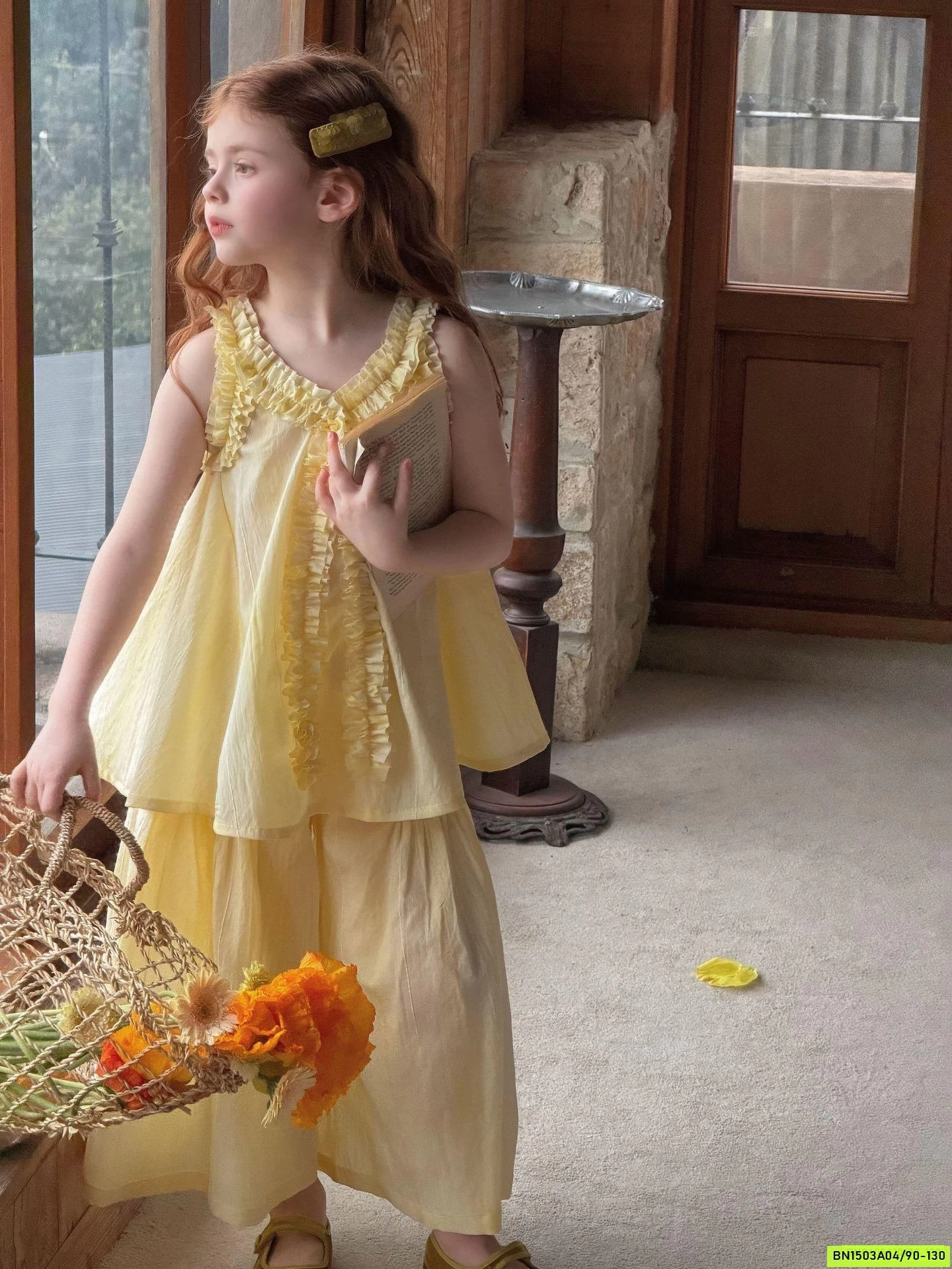 SÉT BABYDOLL VÀNG BÈO NHÚN OTALY