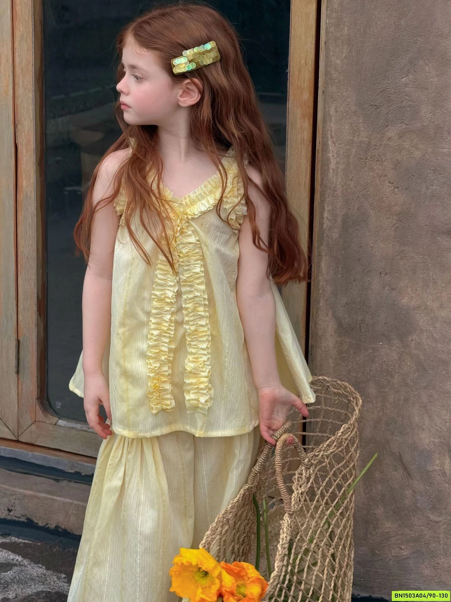 SÉT BABYDOLL VÀNG BÈO NHÚN OTALY