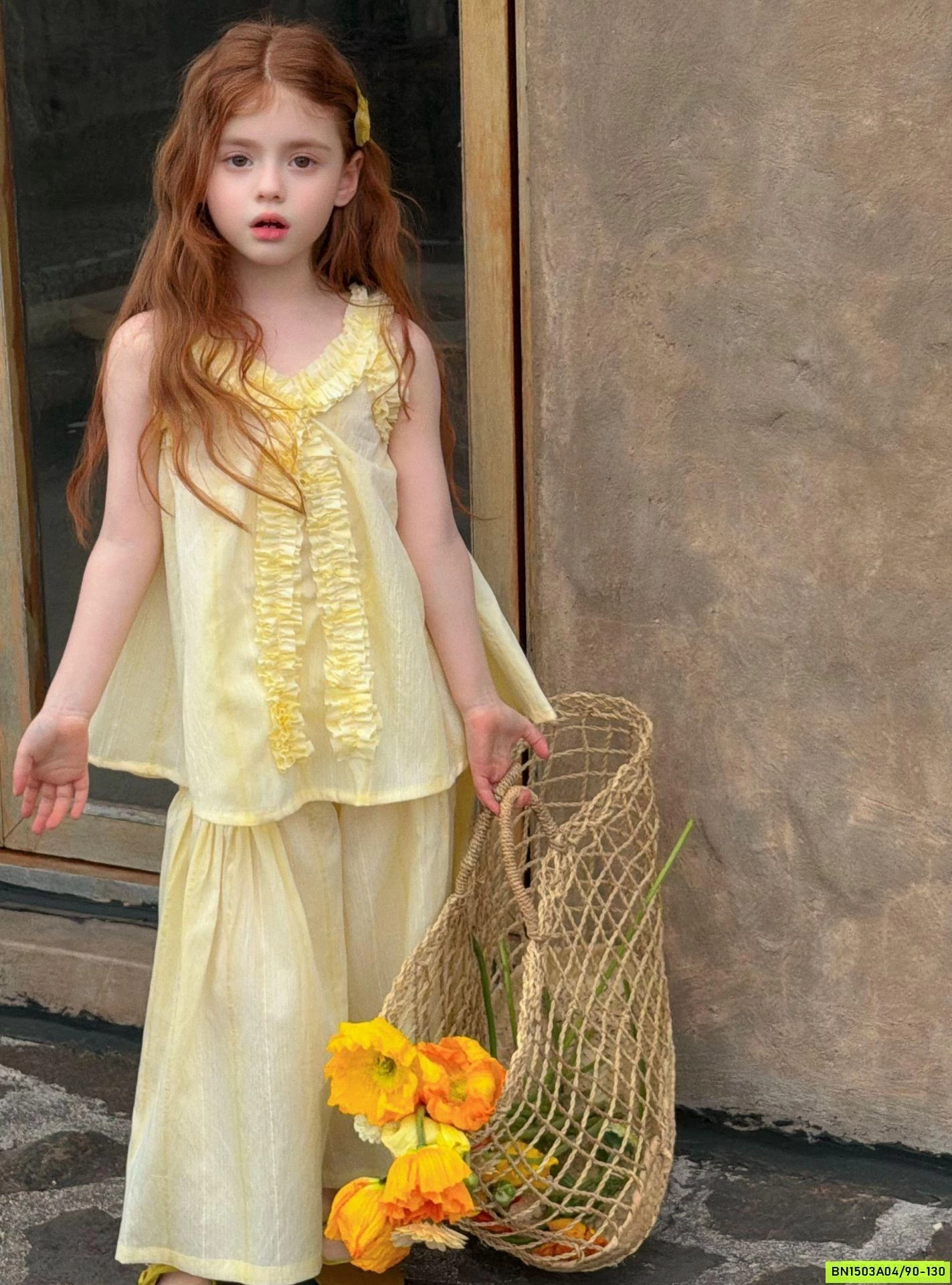 SÉT BABYDOLL VÀNG BÈO NHÚN OTALY