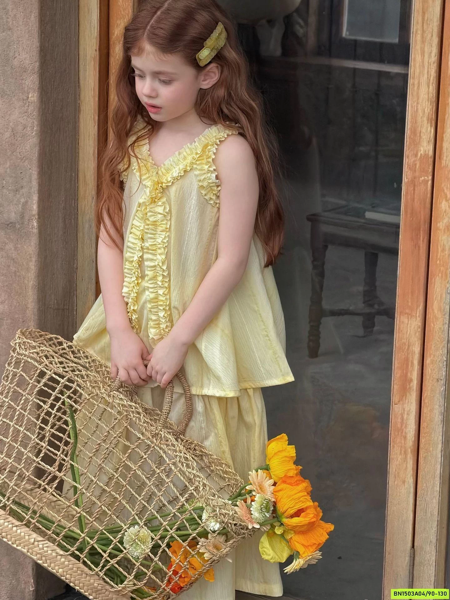 SÉT BABYDOLL VÀNG BÈO NHÚN OTALY