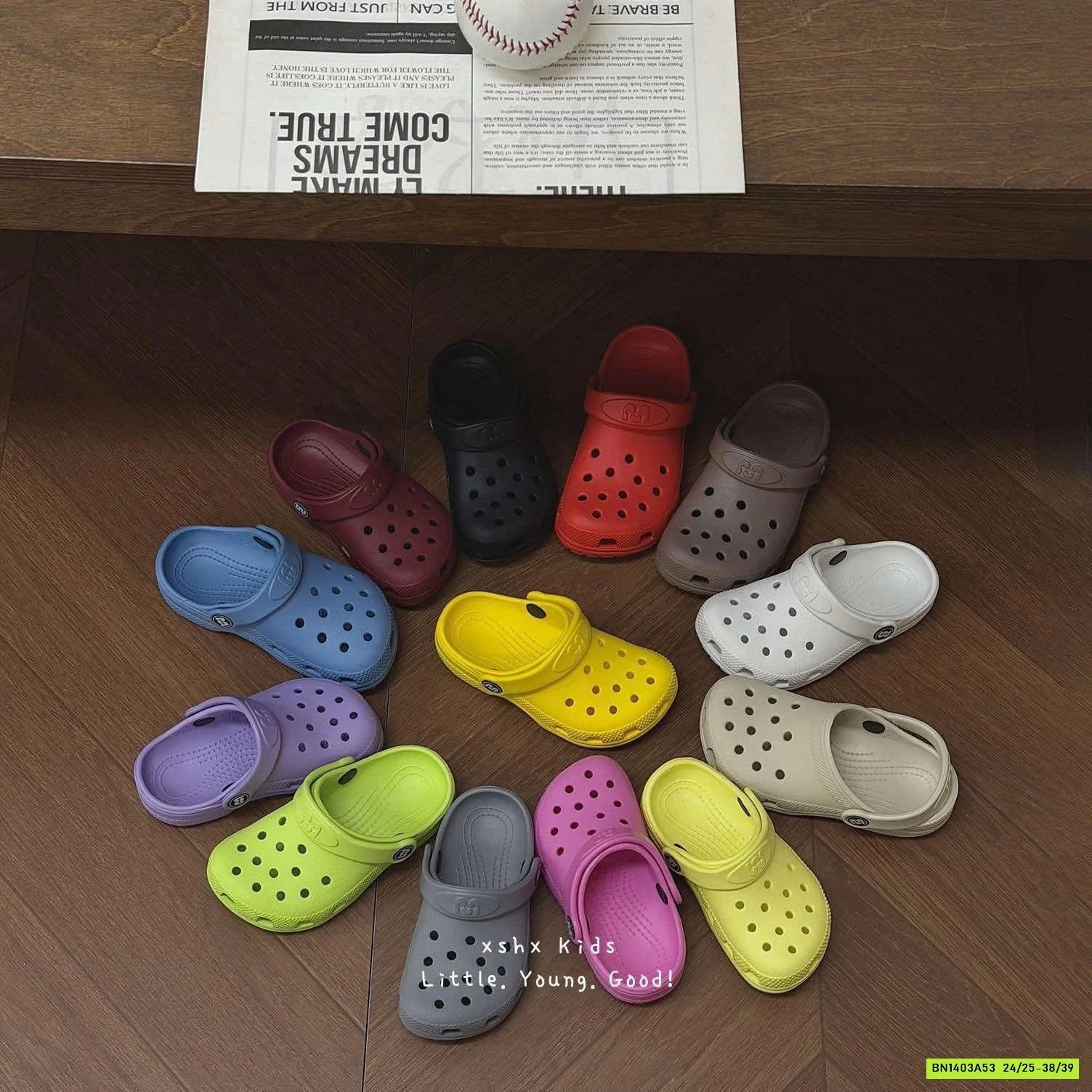 CROCS TRƠN MÀU CAO CẤP