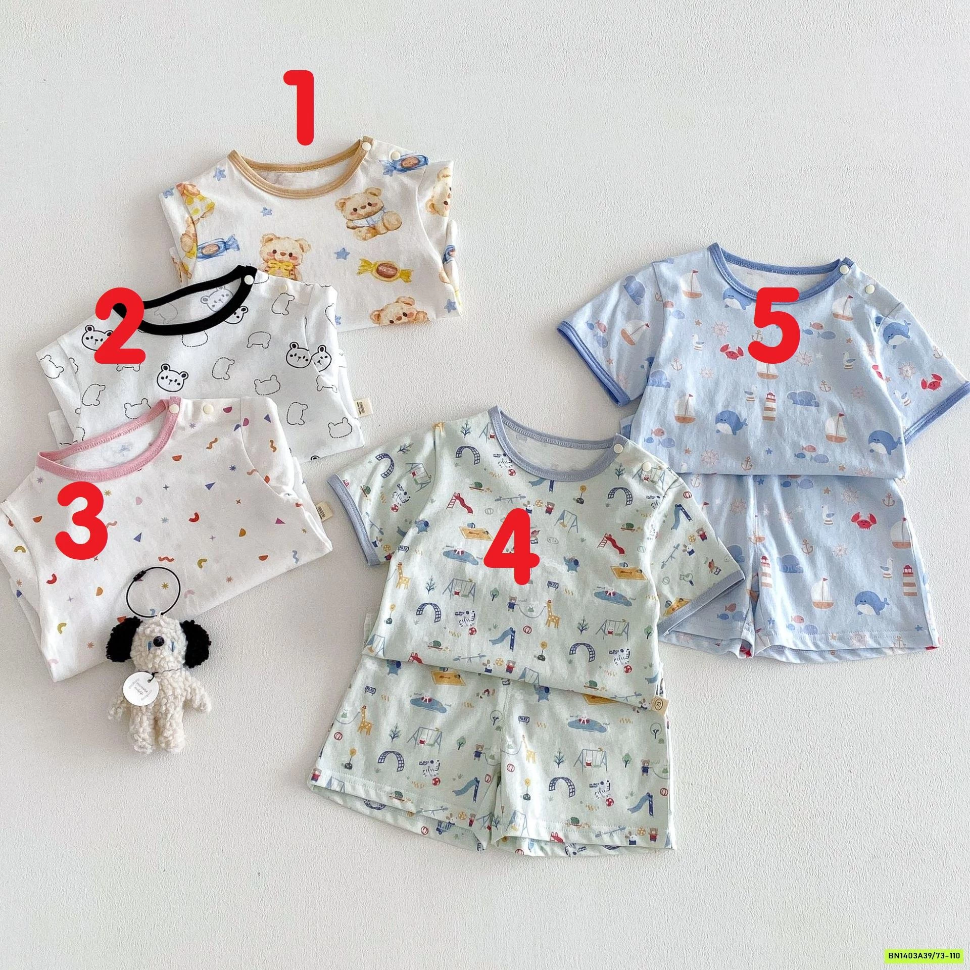 BỘ CỘC IN HÌNH DỄ THƯƠNG