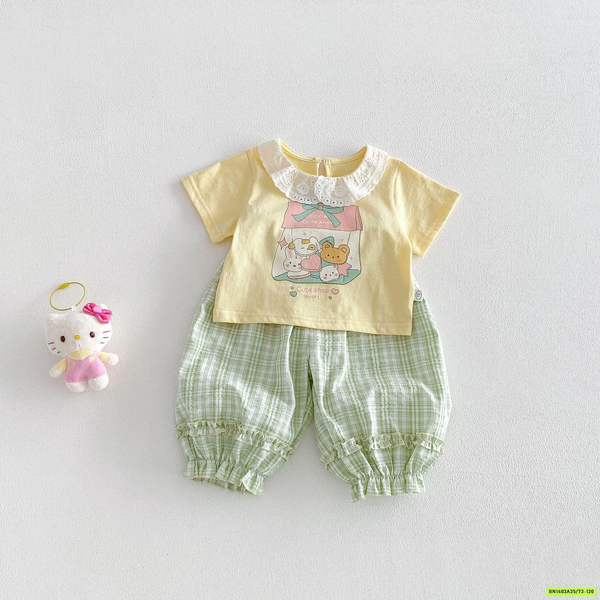 ÁO CỔ SEN DỄ THƯƠNG MIX QUẦN BOM