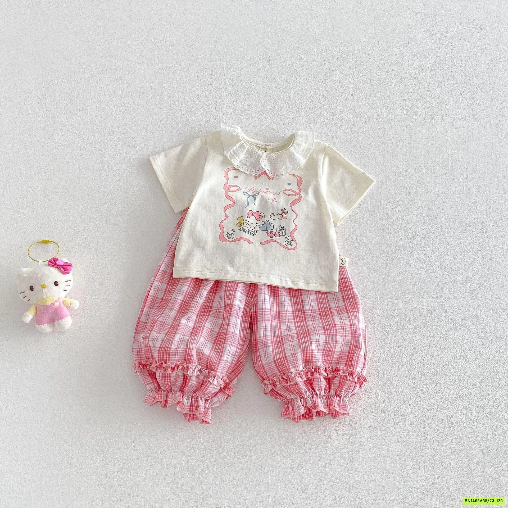 ÁO CỔ SEN DỄ THƯƠNG MIX QUẦN BOM