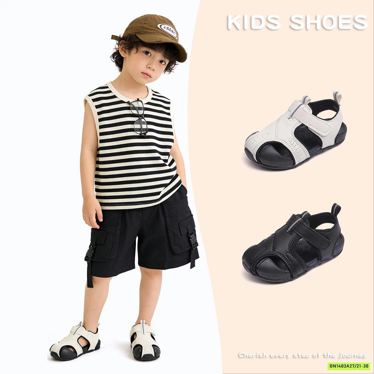 SANDAL BỊT MŨI BÉ TRAI