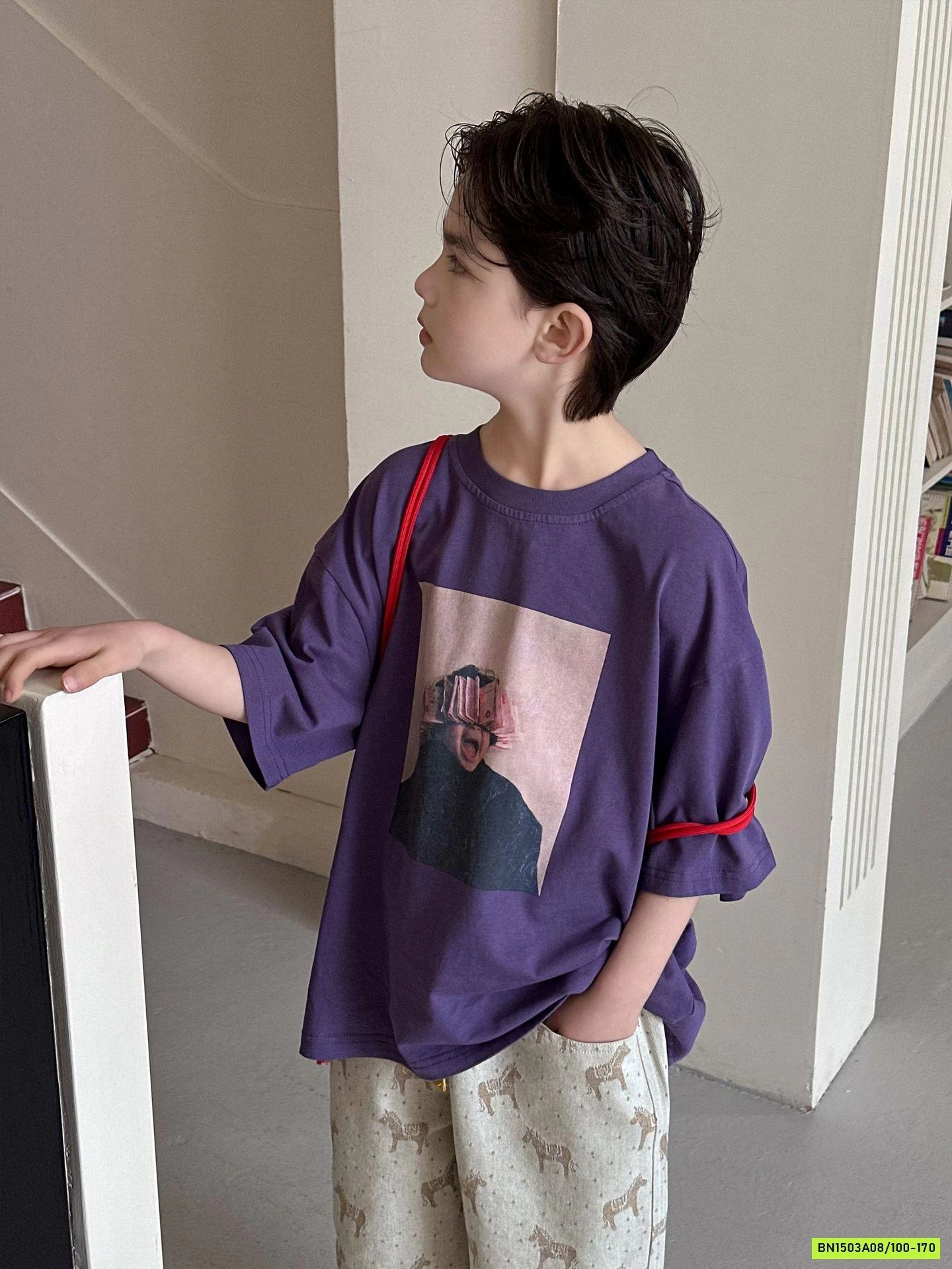 ÁO THUN IN HÌNH BÉ TRAI