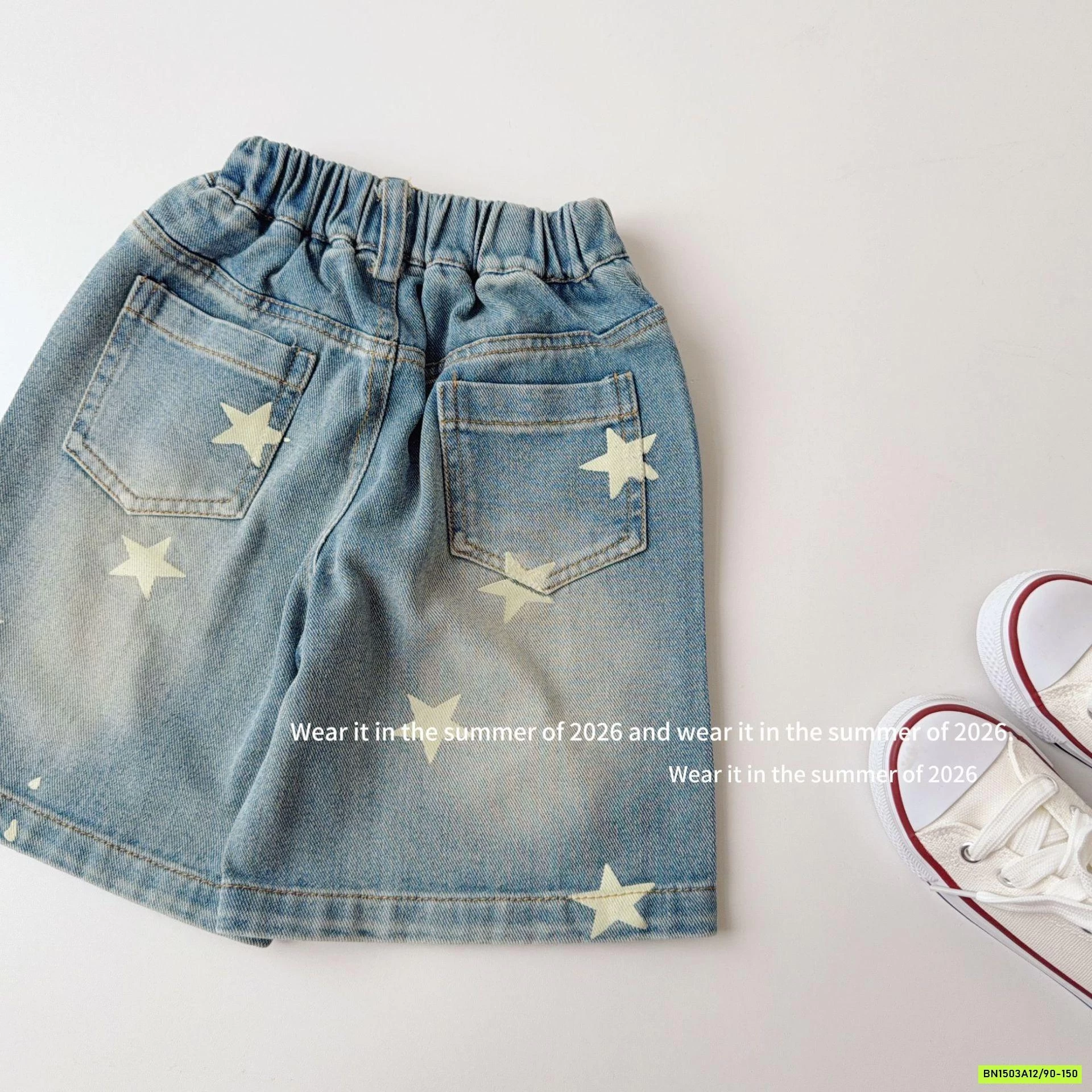 CROPTOP MIX JEANS LỠ T&QKIDS