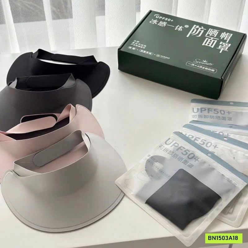 SET MŨ KÈM KHẨU TRANG