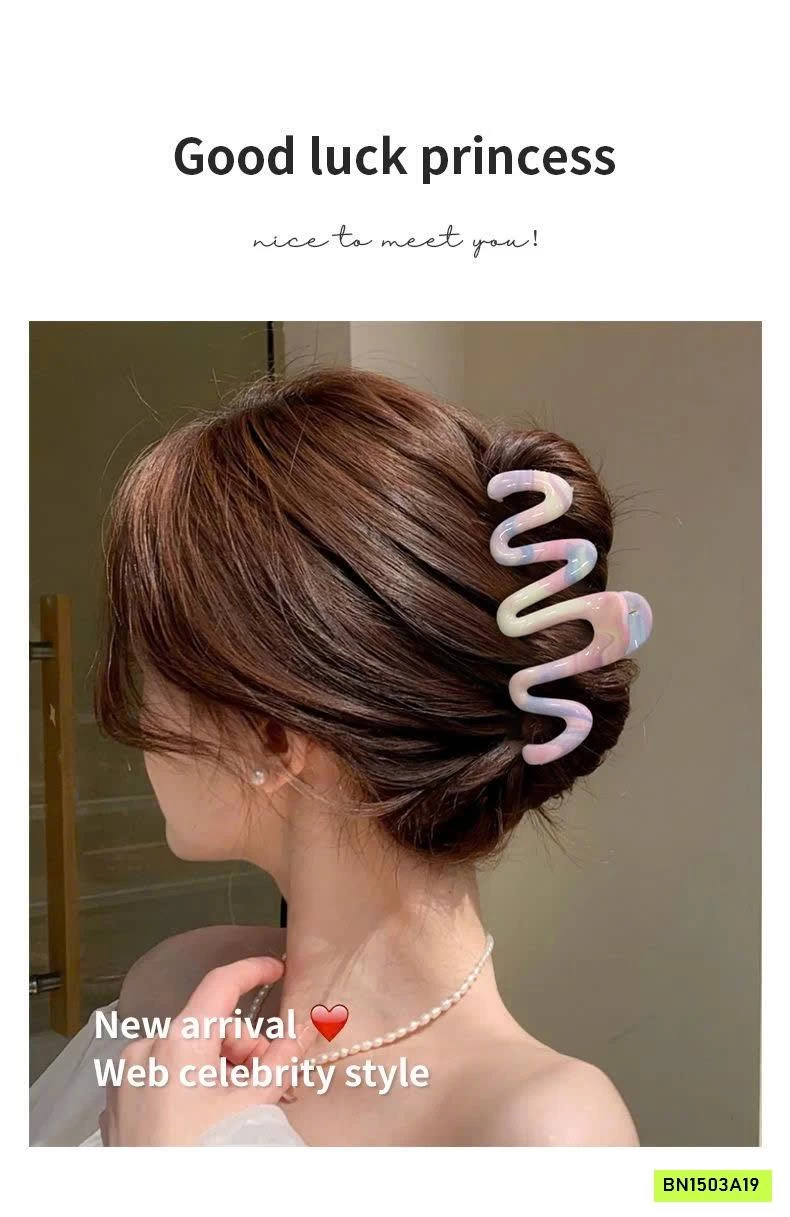 SET 3 KẸP TÓC VÂN MÂY PASTEL