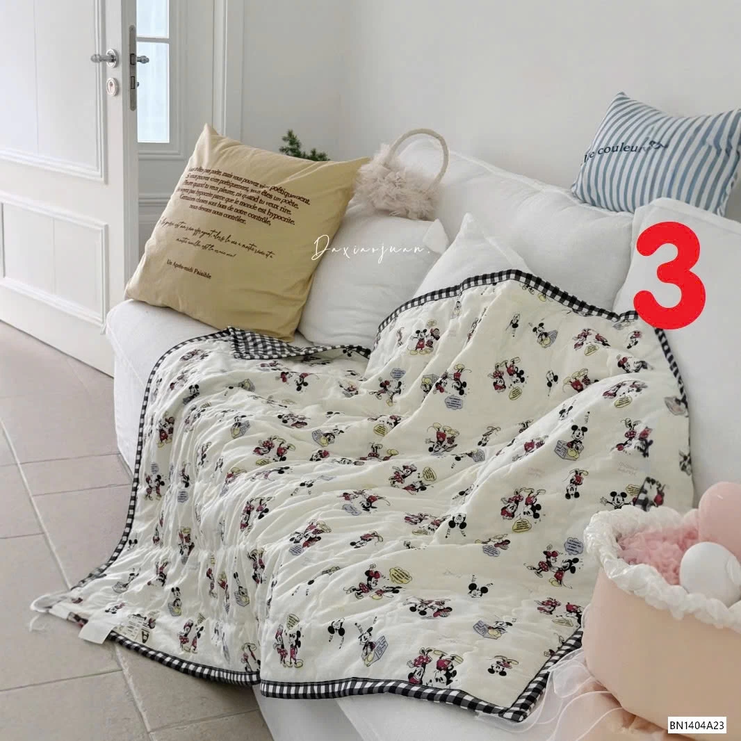 CHĂN ĐẬU NÀNH HOẠ TIẾT VINTAGE