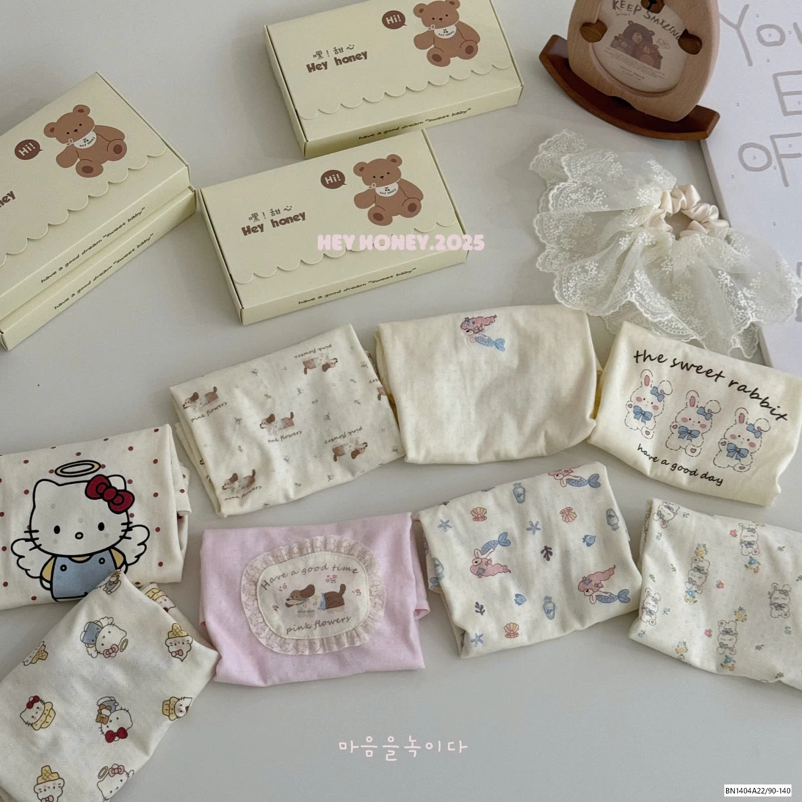 SÉT 2 ÁO COTTON GIẤY HONEY