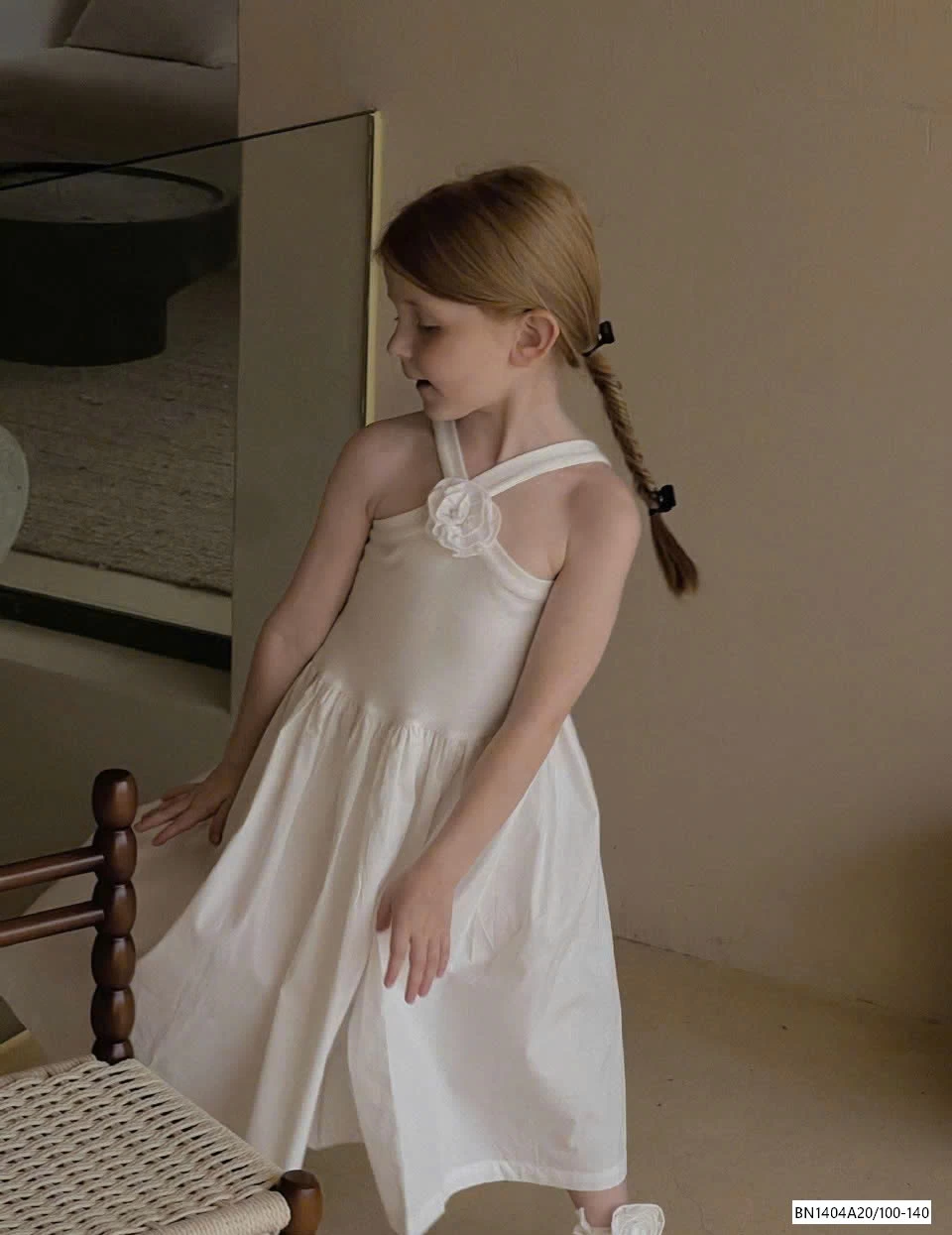 ĐẦM CỔ YẾM GẮN HOA