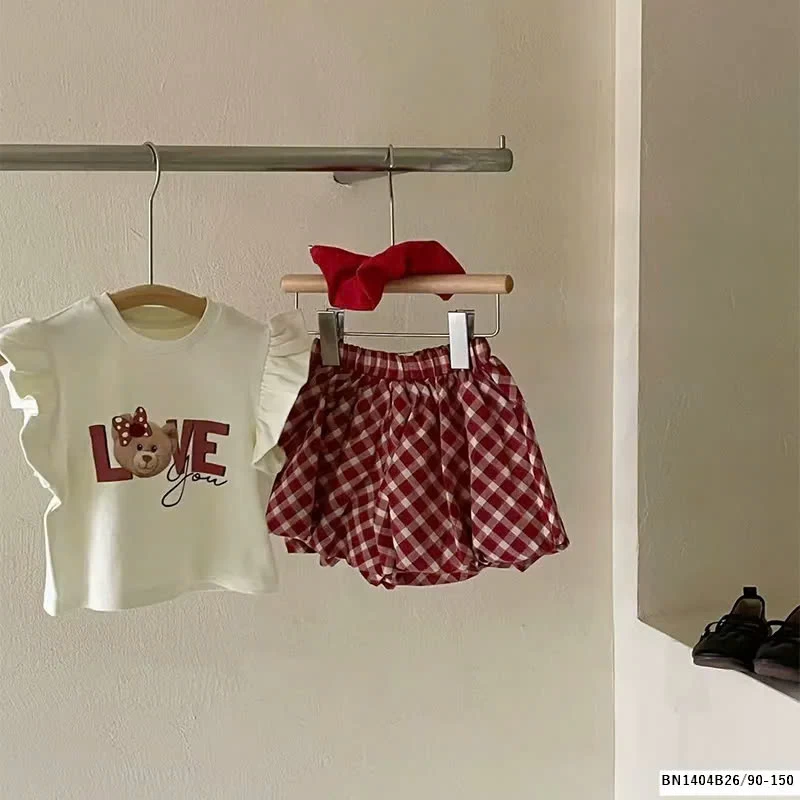 SÉT ÁO THUN GẤU CÁNH TIÊN MIX CV CARO