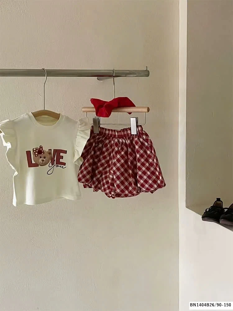 SÉT ÁO THUN GẤU CÁNH TIÊN MIX CV CARO