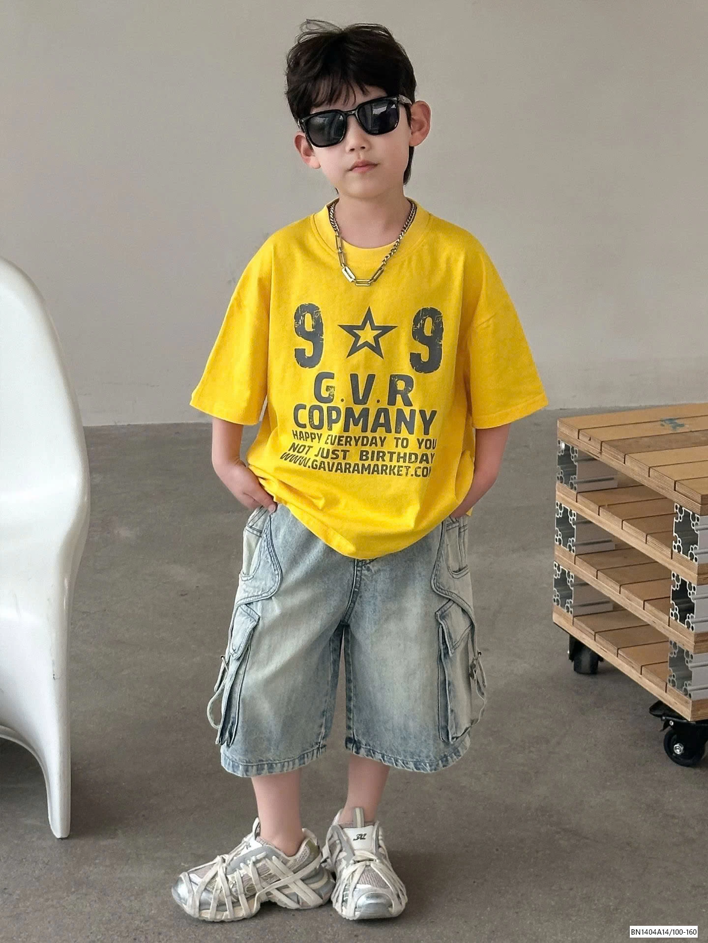 SÉT ÁO VÀNG MIX SHORT JEANS