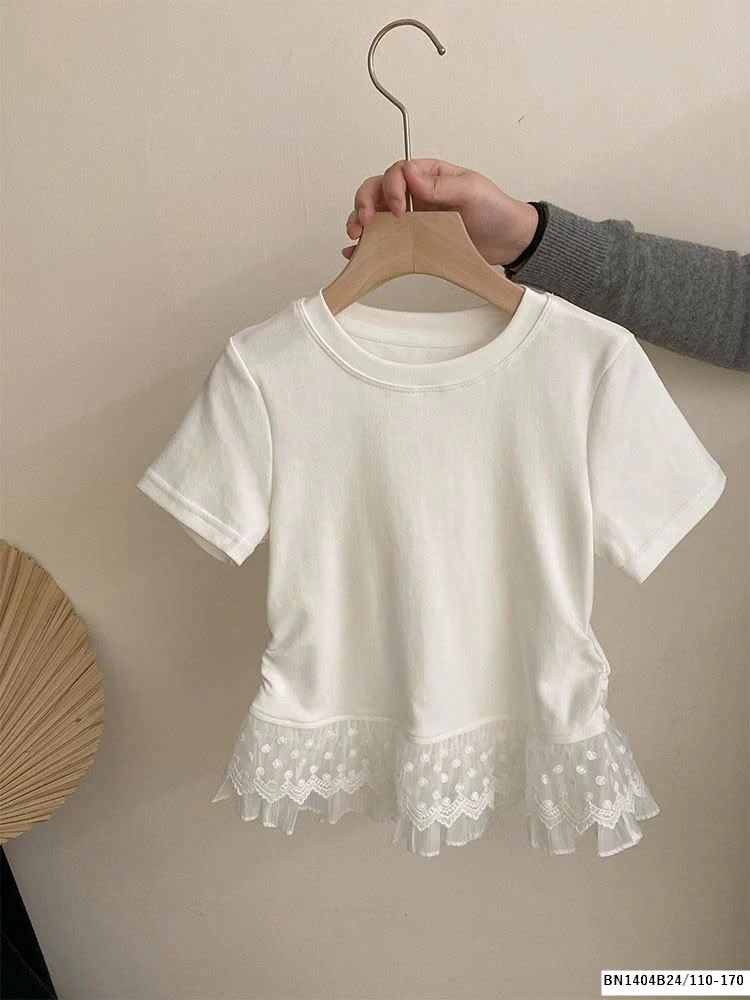 SÉT ÁO PHÔNG PHỐI REN  MIX QUẦN JEAN NƠ