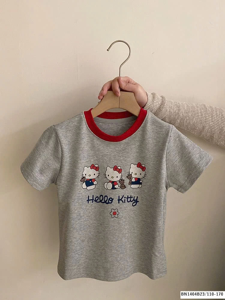 SÉT ÁO PHÔNG KITTY MIX QUẦN JEAN