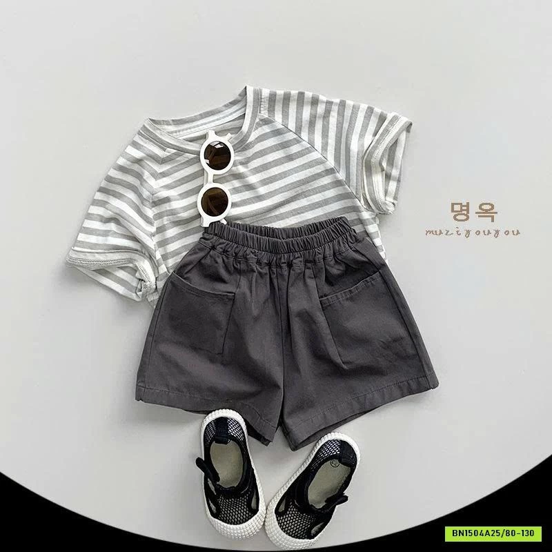 ÁO PHÔNG KẺ CHO BÉ MUZIYOUYOU